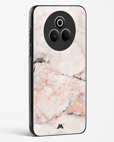 White Rose Marble Glass Case Phone Cover (Realme)