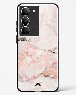 White Rose Marble Glass Case Phone Cover (Realme)