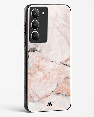 White Rose Marble Glass Case Phone Cover (Realme)