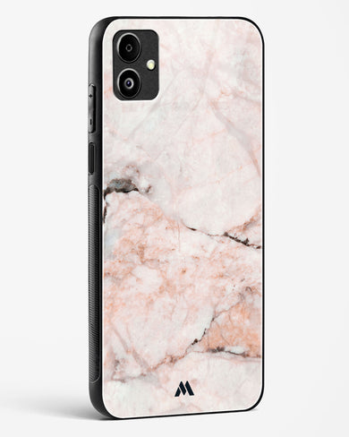 White Rose Marble Glass Case Phone Cover (Samsung)