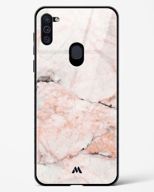 White Rose Marble Glass Case Phone Cover (Samsung)