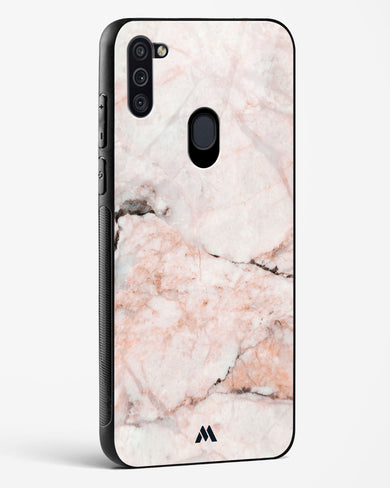 White Rose Marble Glass Case Phone Cover (Samsung)