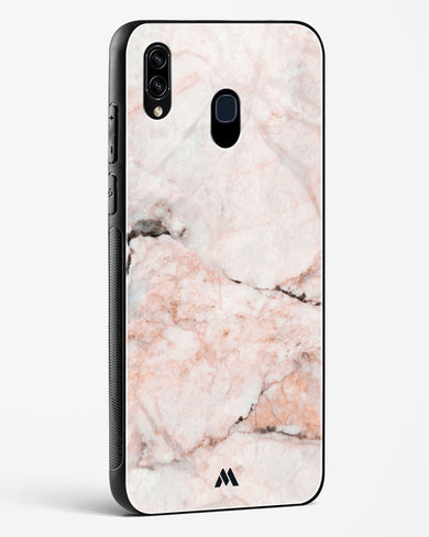 White Rose Marble Glass Case Phone Cover (Samsung)