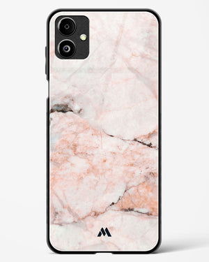 White Rose Marble Glass Case Phone Cover-(Samsung)