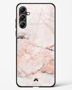 White Rose Marble Glass Case Phone Cover-(Samsung)