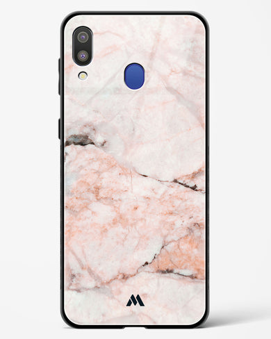 White Rose Marble Glass Case Phone Cover-(Samsung)