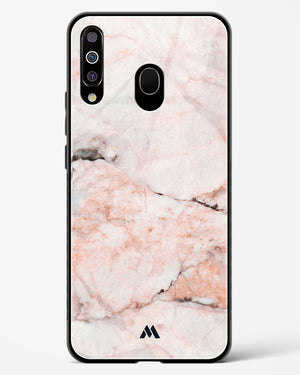 White Rose Marble Glass Case Phone Cover-(Samsung)