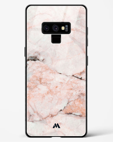 White Rose Marble Glass Case Phone Cover (Samsung)