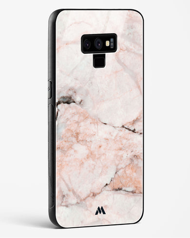 White Rose Marble Glass Case Phone Cover (Samsung)