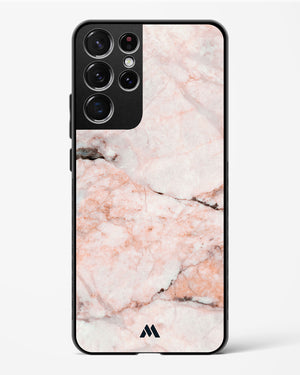 White Rose Marble Glass Case Phone Cover (Samsung)