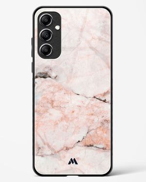 White Rose Marble Glass Case Phone Cover-(Samsung)