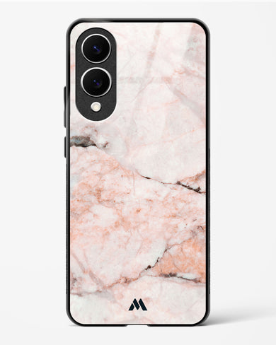 White Rose Marble Glass Case Phone Cover (Samsung)