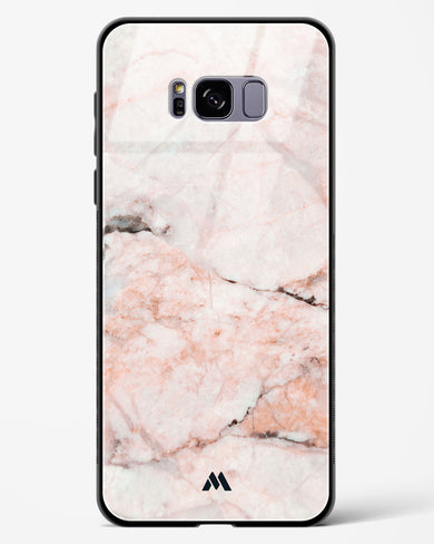 White Rose Marble Glass Case Phone Cover (Samsung)