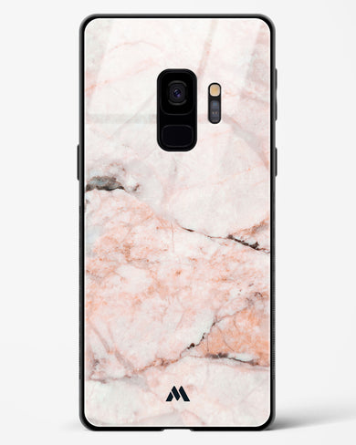 White Rose Marble Glass Case Phone Cover (Samsung)