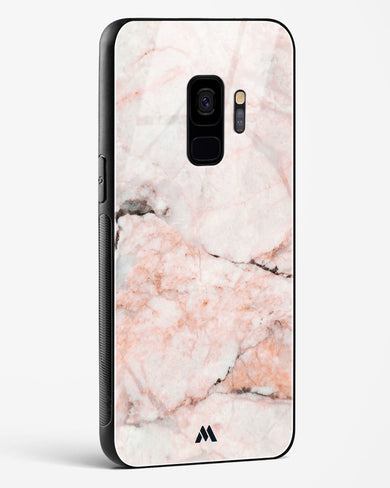 White Rose Marble Glass Case Phone Cover (Samsung)