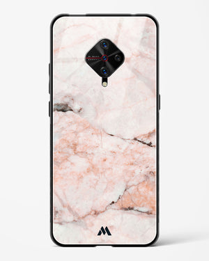 White Rose Marble Glass Case Phone Cover (Vivo)