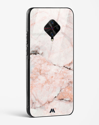 White Rose Marble Glass Case Phone Cover (Vivo)