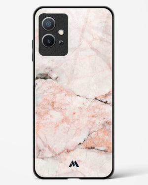 White Rose Marble Glass Case Phone Cover-(Vivo)