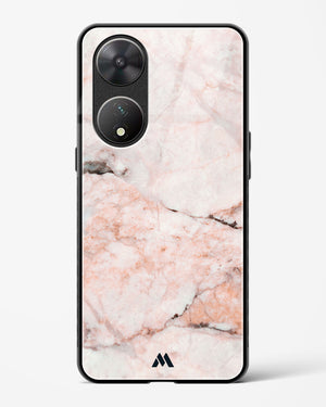 White Rose Marble Glass Case Phone Cover (Vivo)