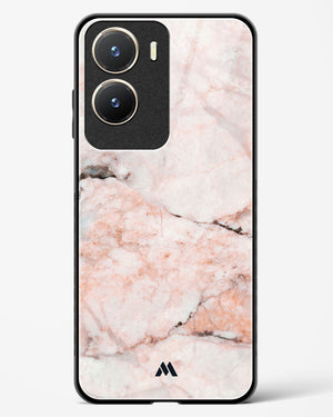 White Rose Marble Glass Case Phone Cover (Vivo)