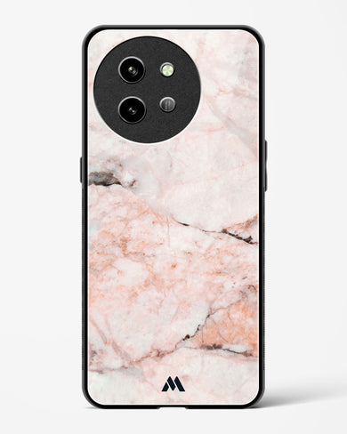 White Rose Marble Glass Case Phone Cover (Vivo)