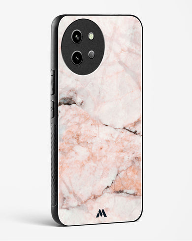 White Rose Marble Glass Case Phone Cover (Vivo)
