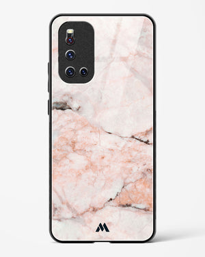 White Rose Marble Glass Case Phone Cover (Vivo)