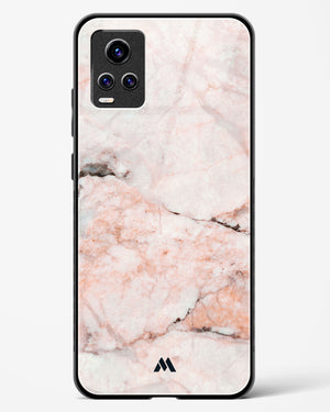 White Rose Marble Glass Case Phone Cover-(Vivo)