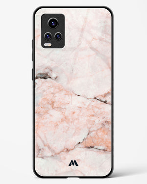 White Rose Marble Glass Case Phone Cover (Vivo)