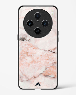 White Rose Marble Glass Case Phone Cover (Vivo)