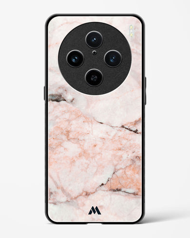 White Rose Marble Glass Case Phone Cover (Vivo)