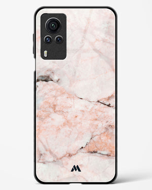 White Rose Marble Glass Case Phone Cover (Vivo)