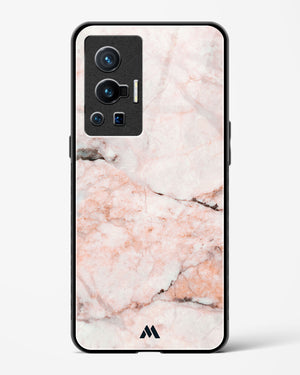 White Rose Marble Glass Case Phone Cover (Vivo)