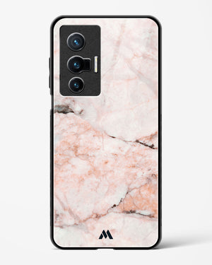 White Rose Marble Glass Case Phone Cover (Vivo)