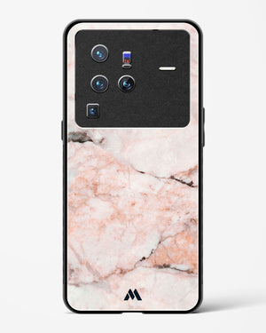 White Rose Marble Glass Case Phone Cover (Vivo)