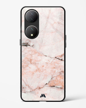 White Rose Marble Glass Case Phone Cover (Vivo)