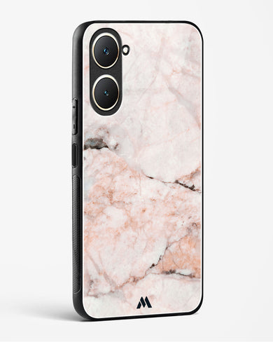 White Rose Marble Glass Case Phone Cover (Vivo)