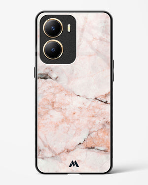 White Rose Marble Glass Case Phone Cover-(Vivo)