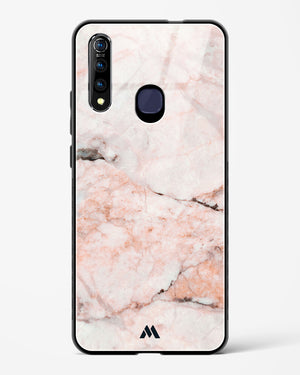 White Rose Marble Glass Case Phone Cover (Vivo)