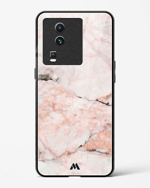White Rose Marble Glass Case Phone Cover-(Vivo)