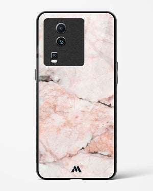 White Rose Marble Glass Case Phone Cover (Vivo)