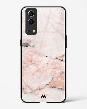 White Rose Marble Glass Case Phone Cover (Vivo)