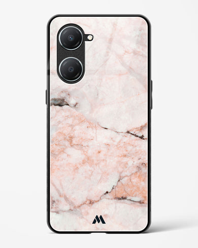 White Rose Marble Glass Case Phone Cover (Vivo)