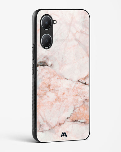 White Rose Marble Glass Case Phone Cover (Vivo)
