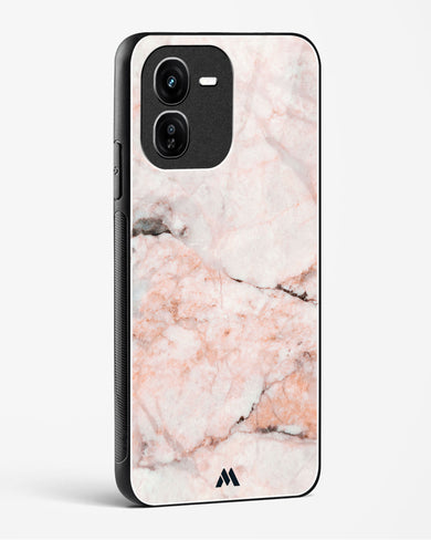 White Rose Marble Glass Case Phone Cover (Vivo)