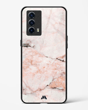 White Rose Marble Glass Case Phone Cover-(Vivo)