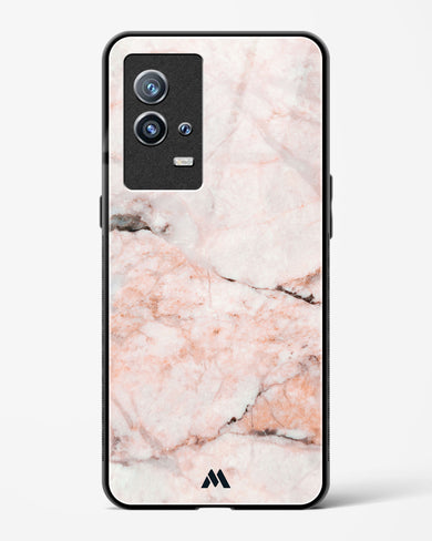 White Rose Marble Glass Case Phone Cover (Vivo)