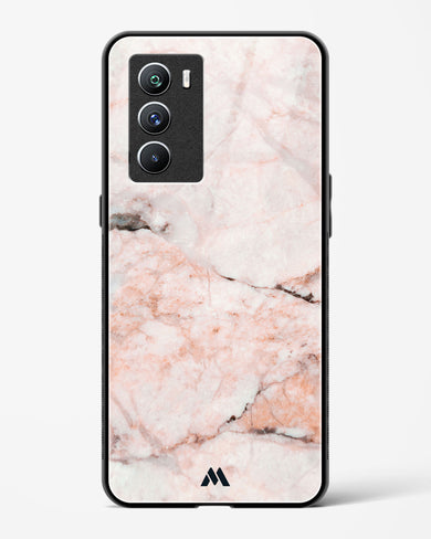 White Rose Marble Glass Case Phone Cover-(Vivo)