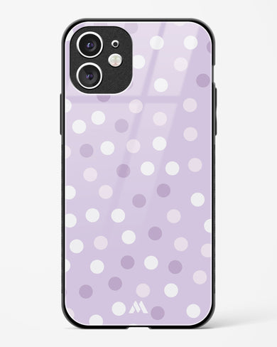 Polka Dots in Violet Glass Case Phone Cover (Apple)