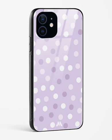 Polka Dots in Violet Glass Case Phone Cover (Apple)